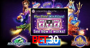 Bônus após cadastro na bet30
